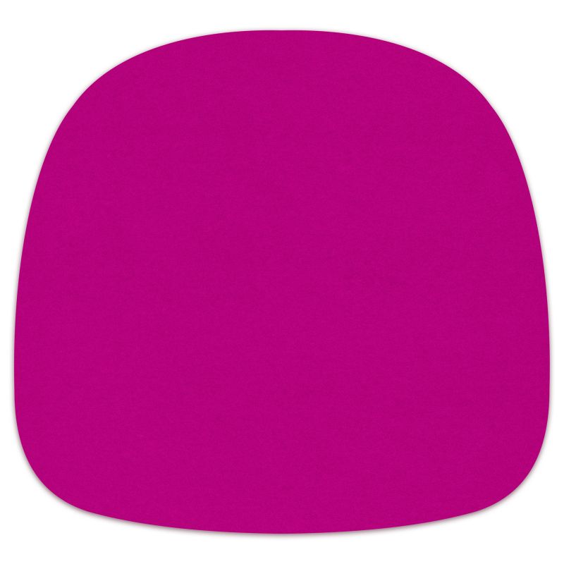 Pinke Filz Sitzauflage für About A Chair AAC22 von Hey Sign, EINZELSTÜCK. Stuhlauflage aus Filz.